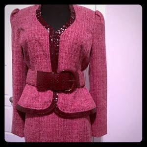 Vintage Metro Style Tweed Suit